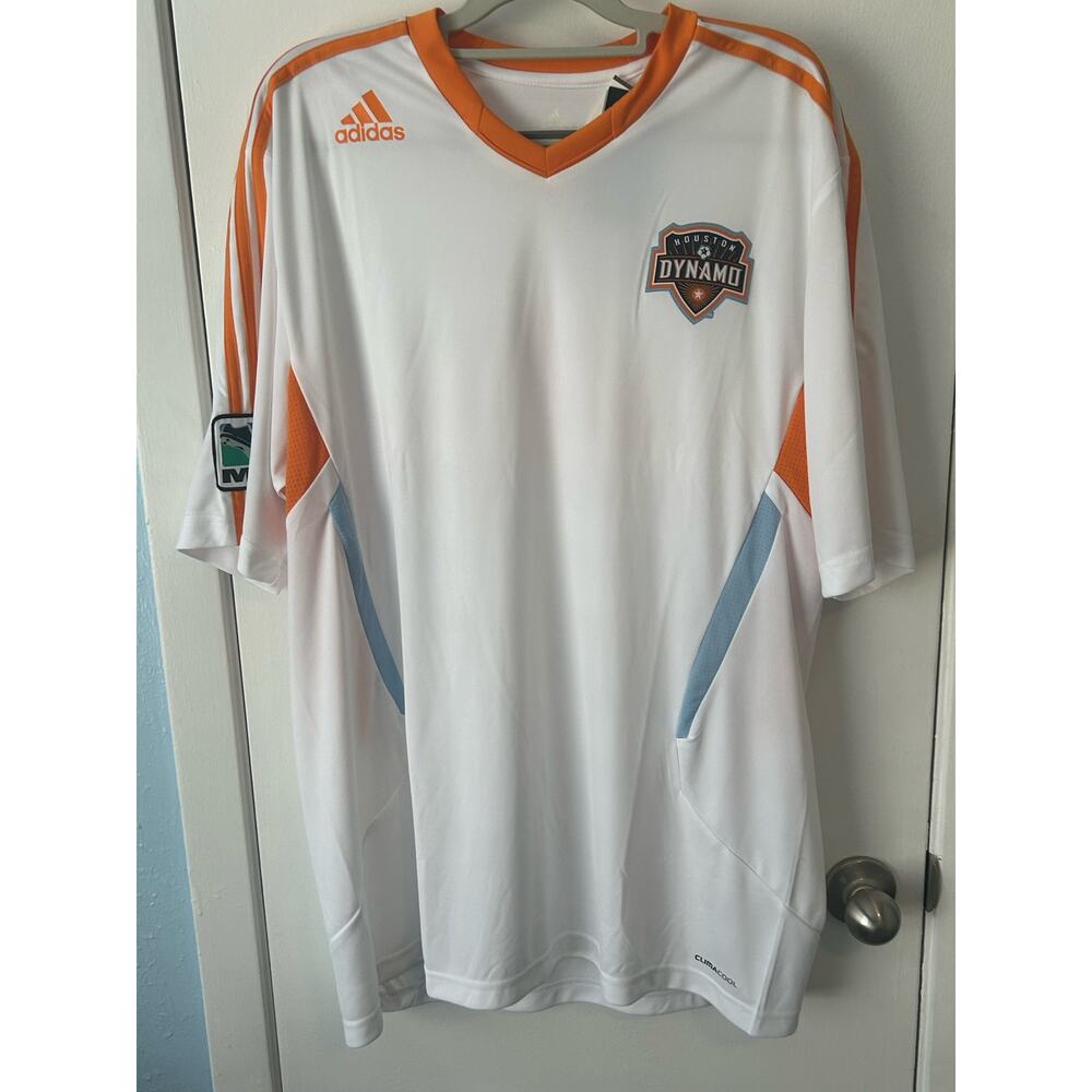 Adidas Houston Dynamo MLS Soccer Jersey XL NWT Dry Fit Athletic Fifa World Cup